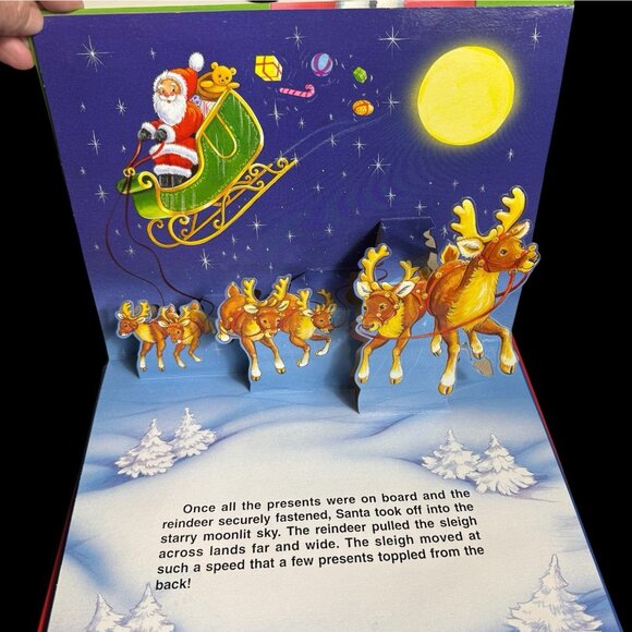 Lot of 2 Children's Christmas pot-up Books Teddy's First Christmas - Picture 12 of 13